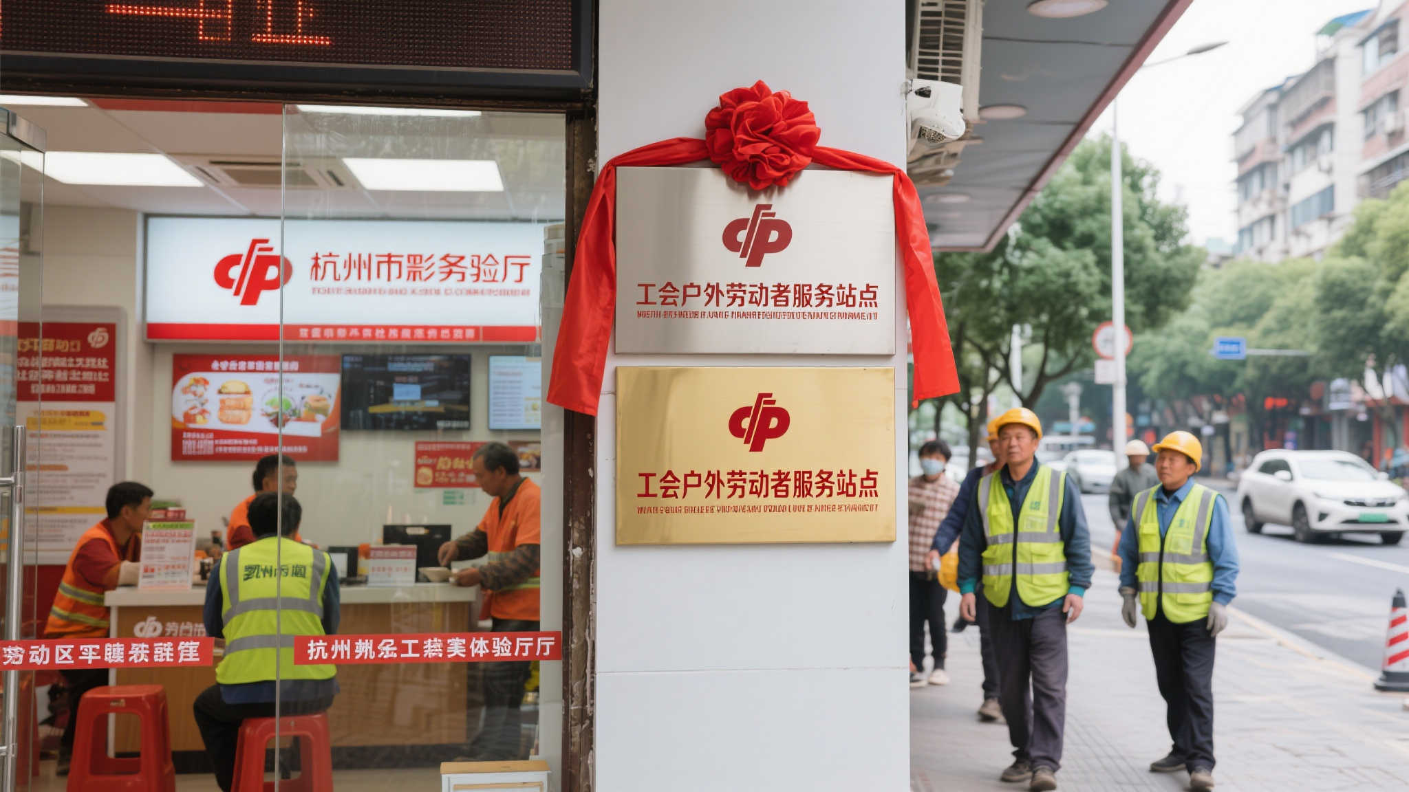在现代城市化进程中，户外劳动者群体作为社
